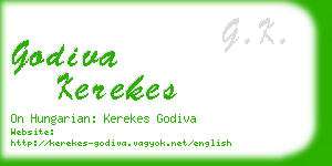 godiva kerekes business card